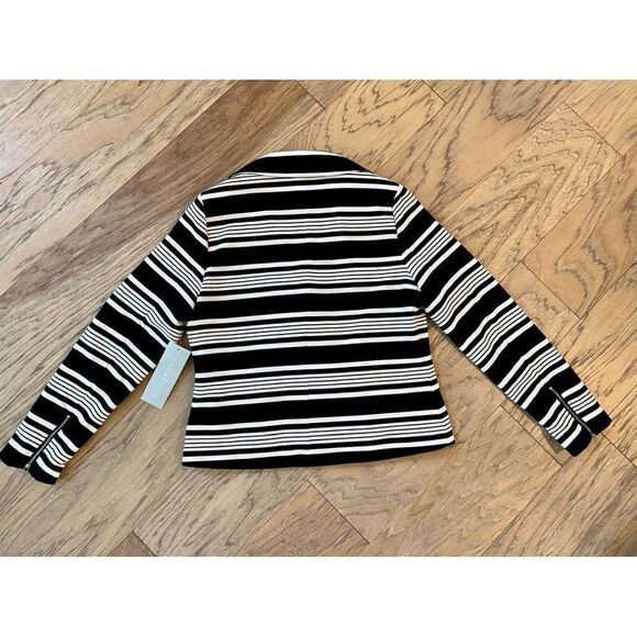 Bagatelle Womens Striped Jacket - Picture 2 of 8